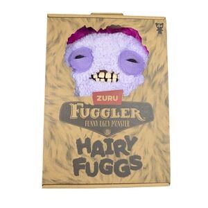 ZURU Fuggler Funny Ugly Monster Hairy Fuggs Plush Toy Pink Purple 9.4 inch